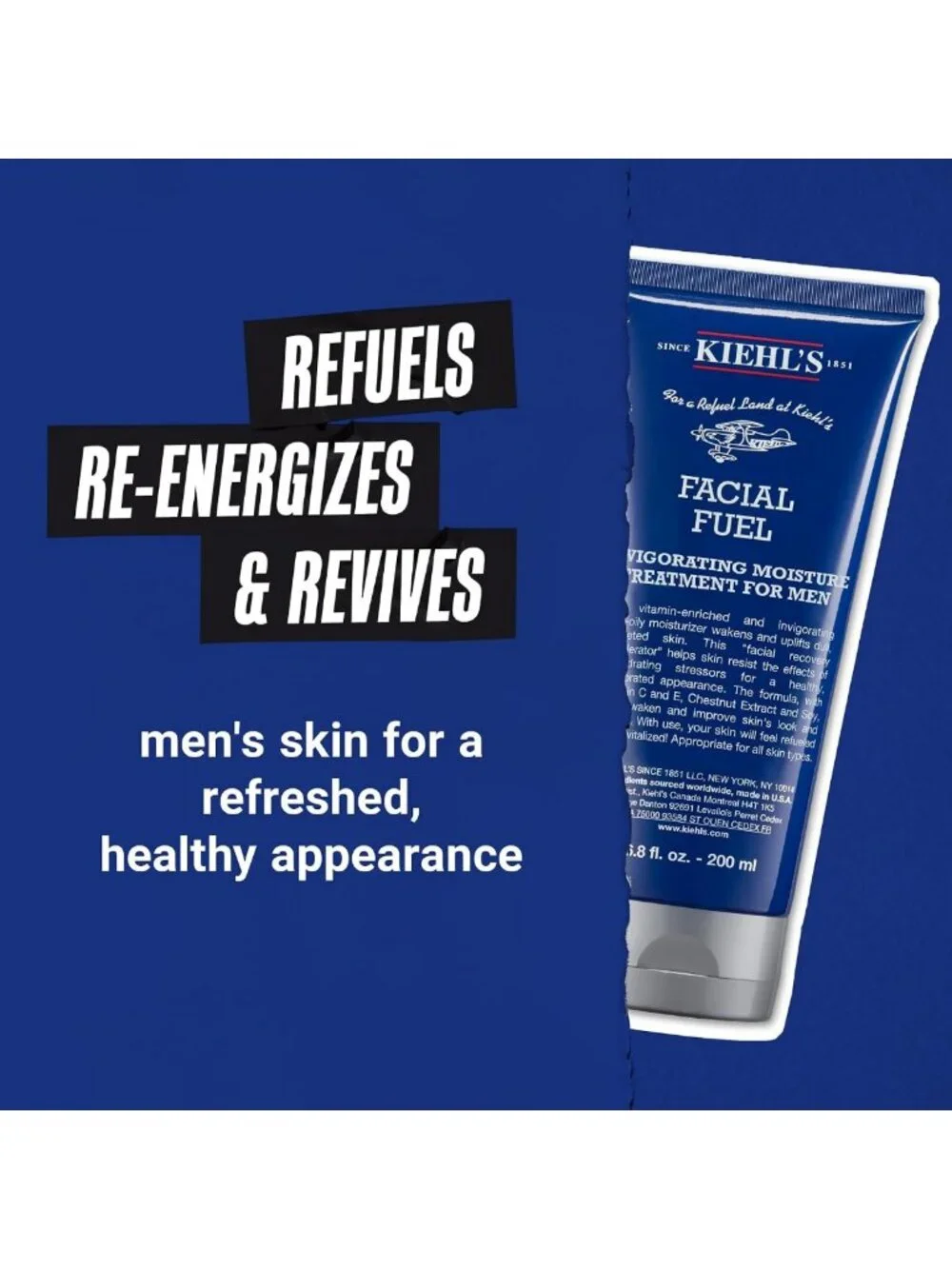 Energizing Men's Facial Moisturizer - Hydrating, Revitalizing, All Skin Types